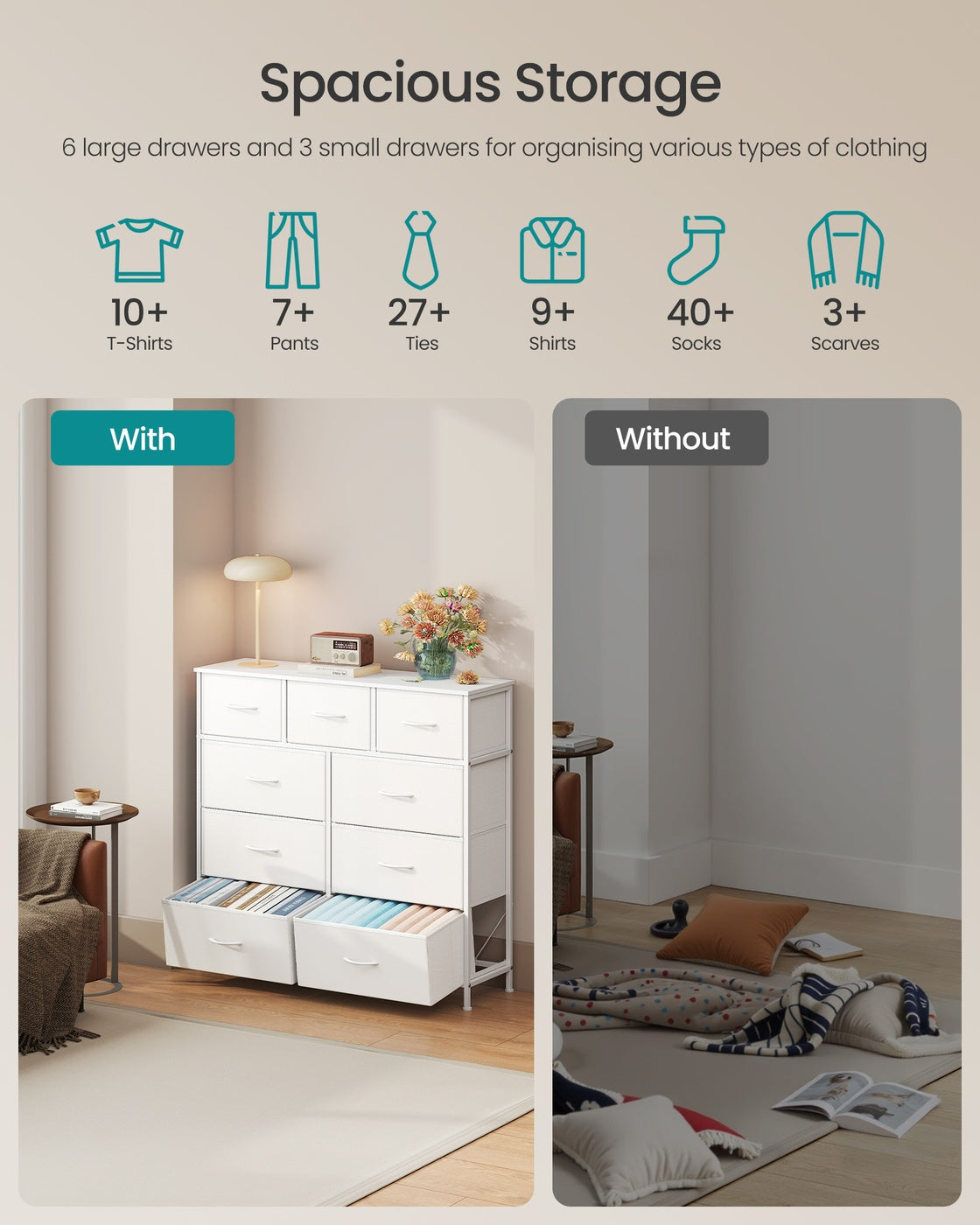 5-drawer chest for versatile fabric storage - image 21