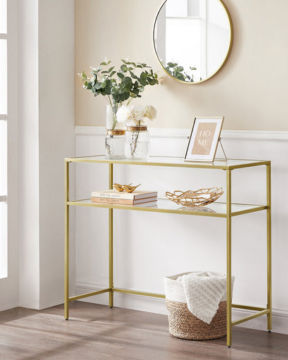 Console Table Gold Colour - image 3