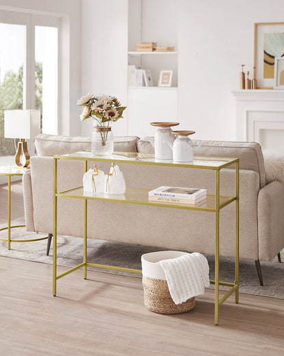 Console Table Gold Colour - image 4
