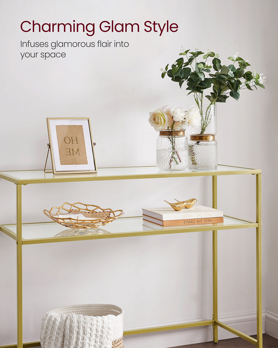 Console Table Gold Colour - image 5