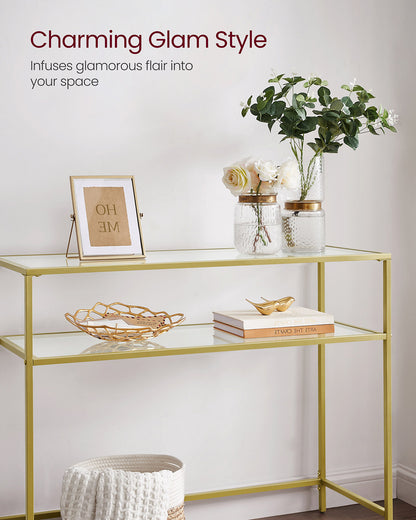 Console Table Gold Colour - image 5
