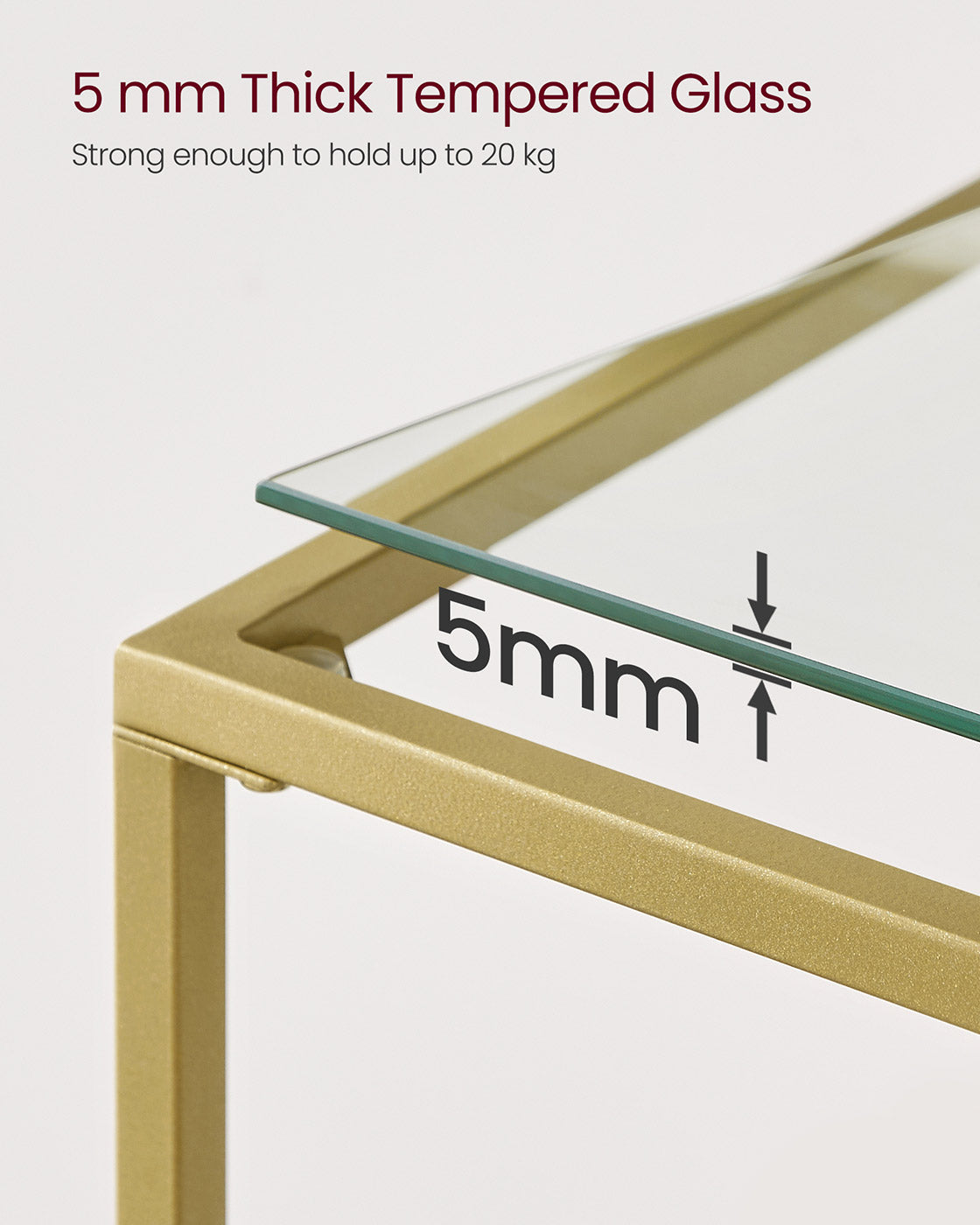 Console Table Gold Colour - image 6