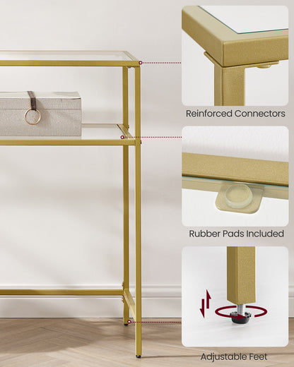 Console Table Gold Colour - image 9