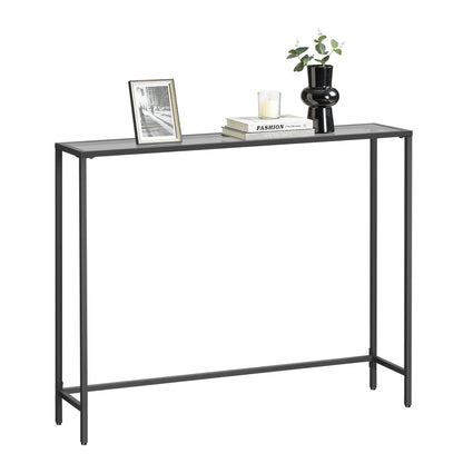 Console Table Pale Gold and Transparent - image 8