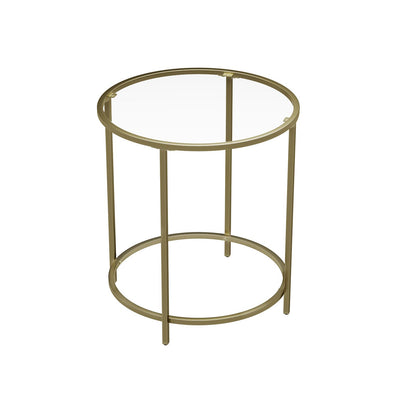 Golden Metal Side Table - image 3