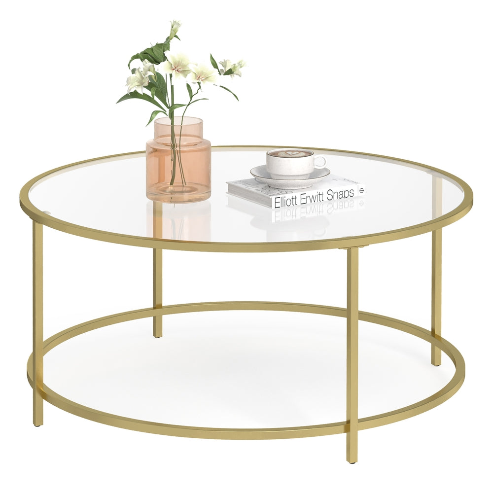 Round Glass Coffee Table - image 1