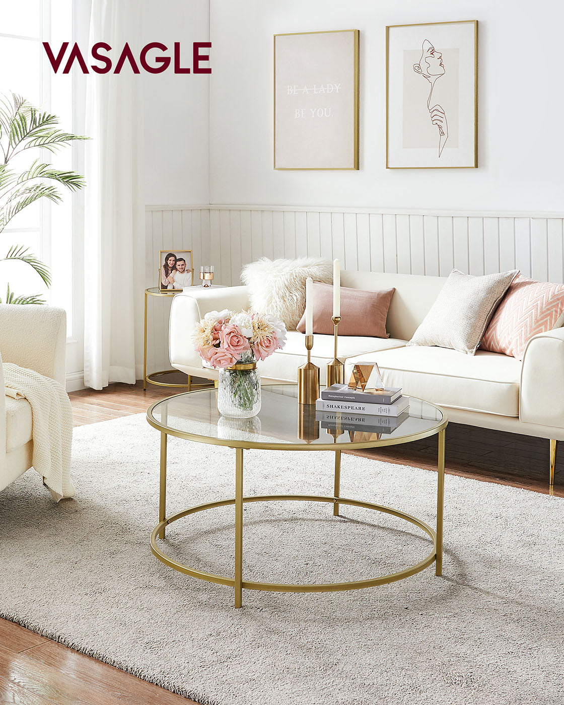 Round Glass Coffee Table - image 2