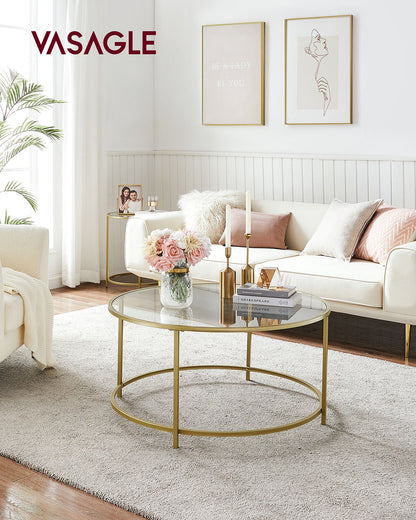 Round Glass Coffee Table - image 2