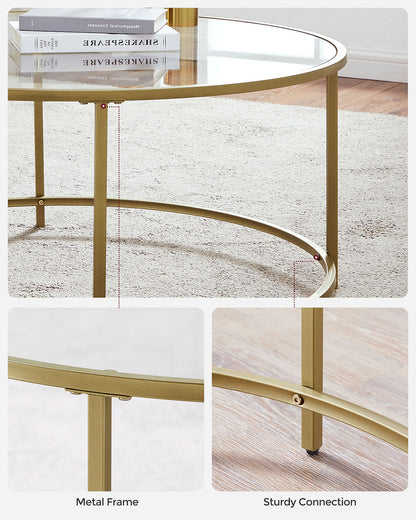 Round Glass Coffee Table - image 5