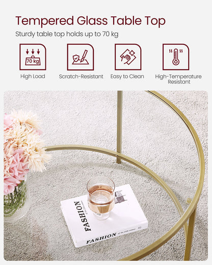 Round Glass Coffee Table - image 6