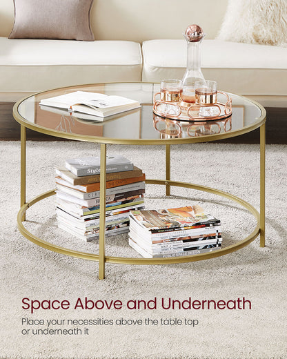 Round Glass Coffee Table - image 8