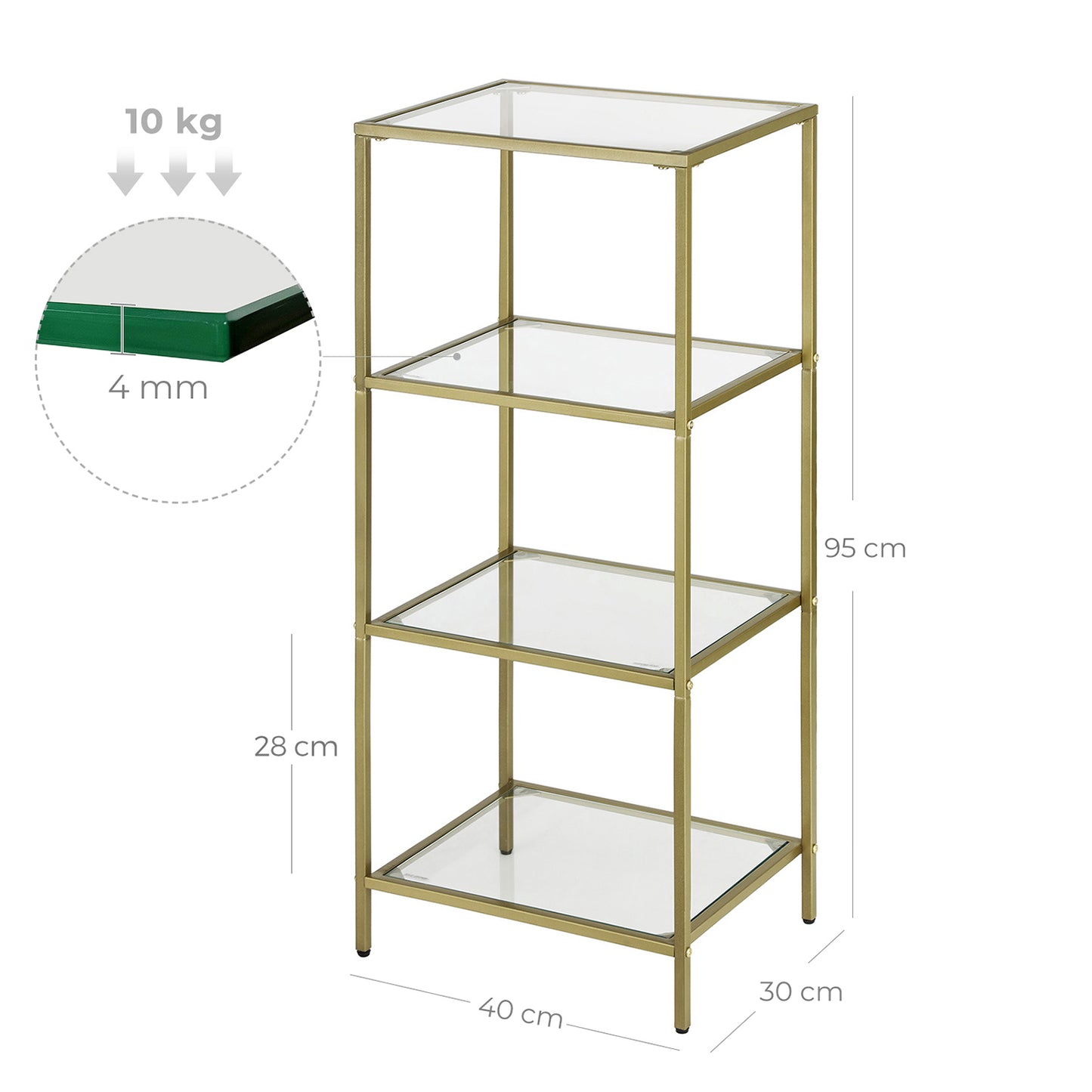 4-Tier Storage Shelf - image 9