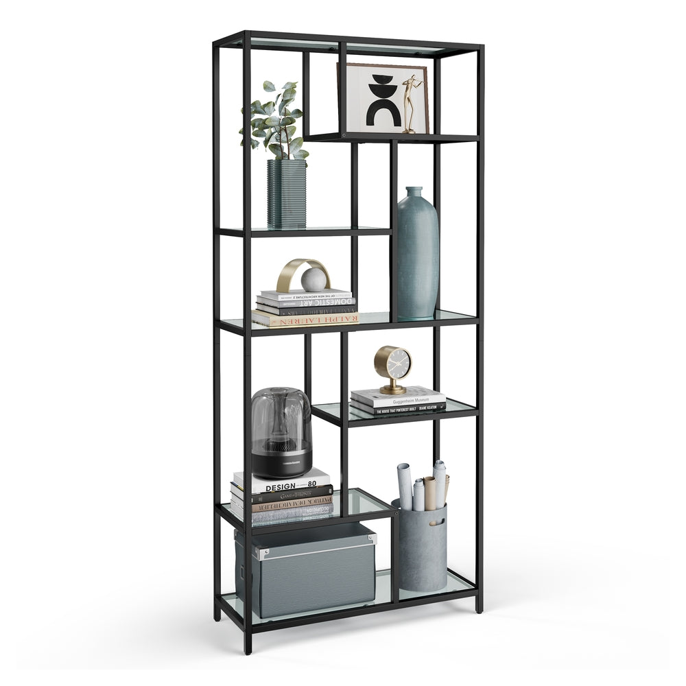 Bookshelf, 6-Tier Tall Bookcase, Plant Stand, Display Shelf - image 7