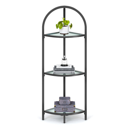 Corner Shelf Stand Classic Black - image 1