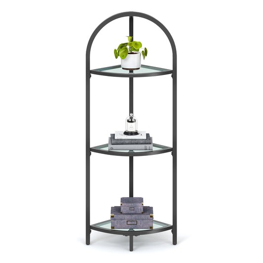 Corner Shelf Stand Classic Black - image 1