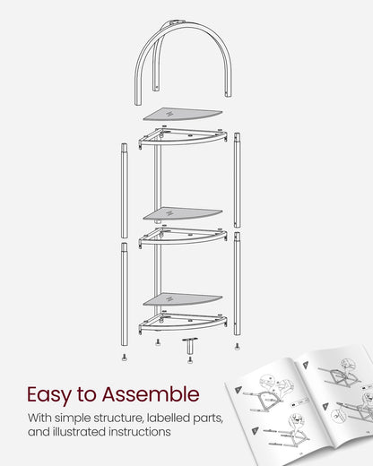 Corner Shelf Stand Classic Black - image 6