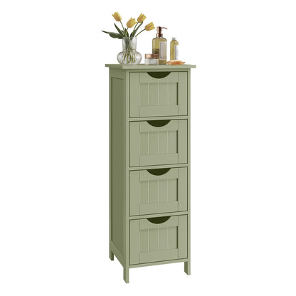 Bathroom Floor Storage Cabinet with 4 Drawers Mystic Grey - image 10