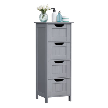 Bathroom Floor Storage Cabinet with 4 Drawers Mystic Grey - image 2