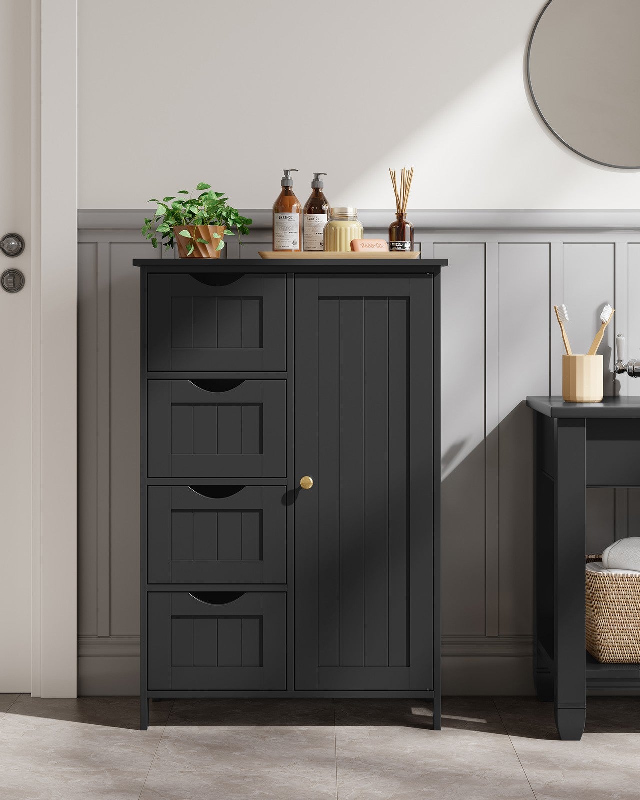4 Drawers Wooden Cabinet - image 30