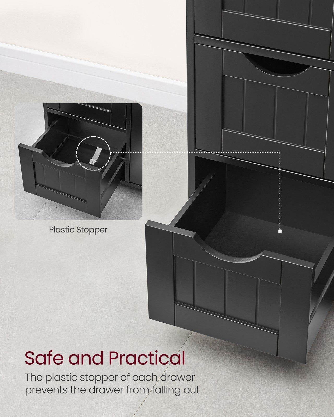 4 Drawers Wooden Cabinet - image 35