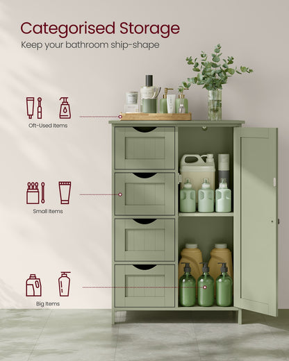 4 Drawers Wooden Cabinet - image 40