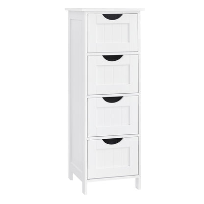 Bathroom Floor Storage Cabinet with 4 Drawers Mystic Grey - image 26