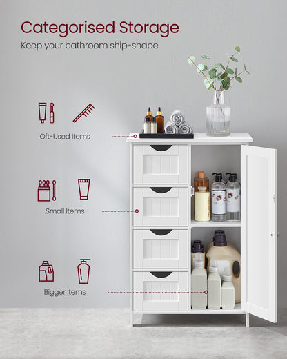 4 Drawers Wooden Cabinet - image 5