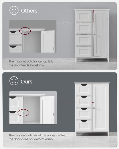 4 Drawers Wooden Cabinet - image 10