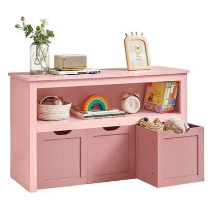 Toy Storage for Kids with Wheels 30 x 102 x 60 cm Laurel Green - image 7