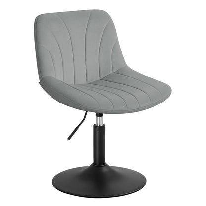 Dressing Table Chair Height Adjustable Bar Stool with Back Cloud White - image 9