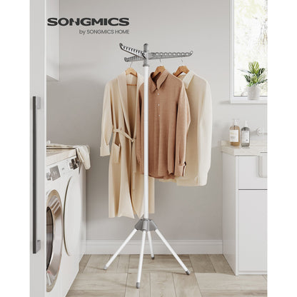 Clothes Drying Rack, Clothes Airer, Clothes Horse with 3 Arms, Space-Saving and Foldable - image 9