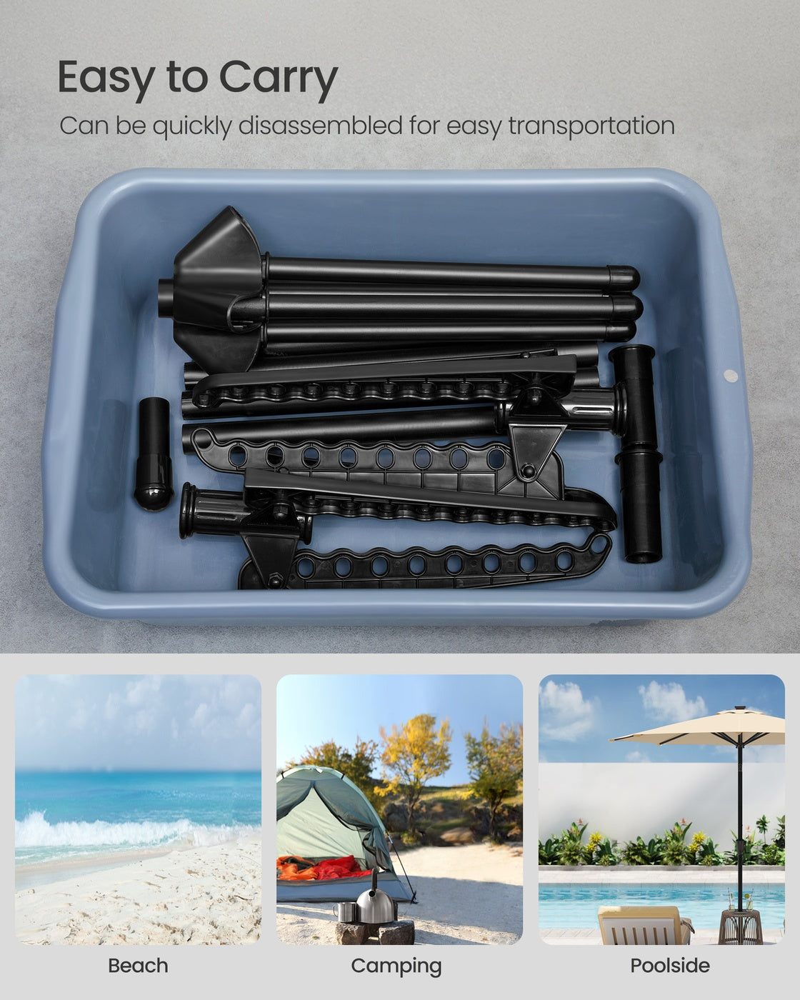 Clothes Drying Rack, Clothes Airer, Clothes Horse with 3 Arms, Space-Saving and Foldable - image 25