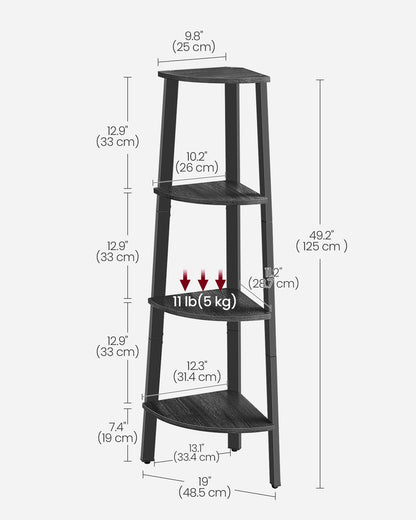 Antique Corner Shelf Rack - image 22
