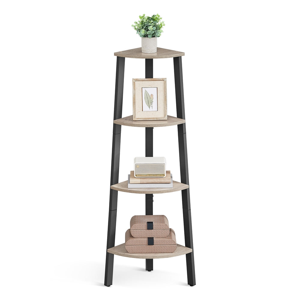 Antique Corner Shelf Rack - image 9