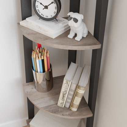 Antique Corner Shelf Rack - image 12