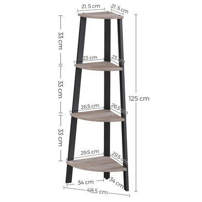 Antique Corner Shelf Rack - image 14