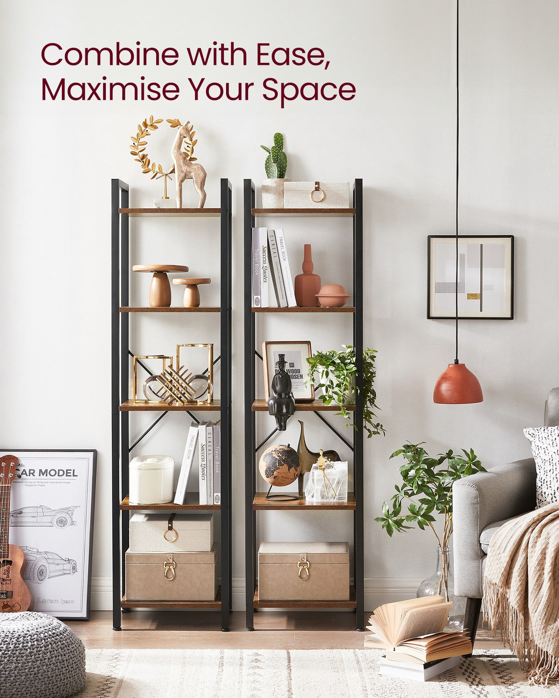 Industrial Brown 5 Layers Storage Rack Unit - image 4