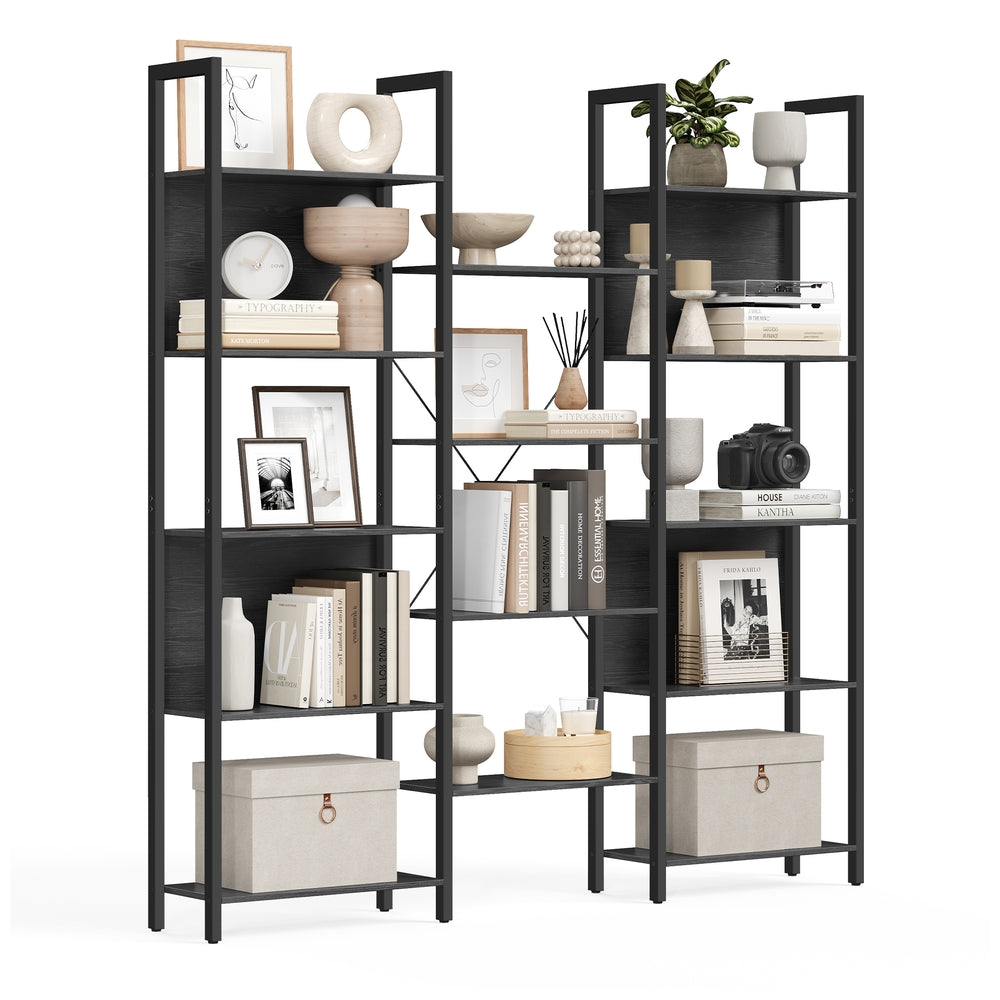 Large Bookshelf with 14 Storage Shelves - image 23