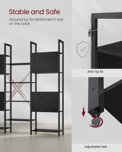 Large Bookshelf with 14 Storage Shelves - image 26