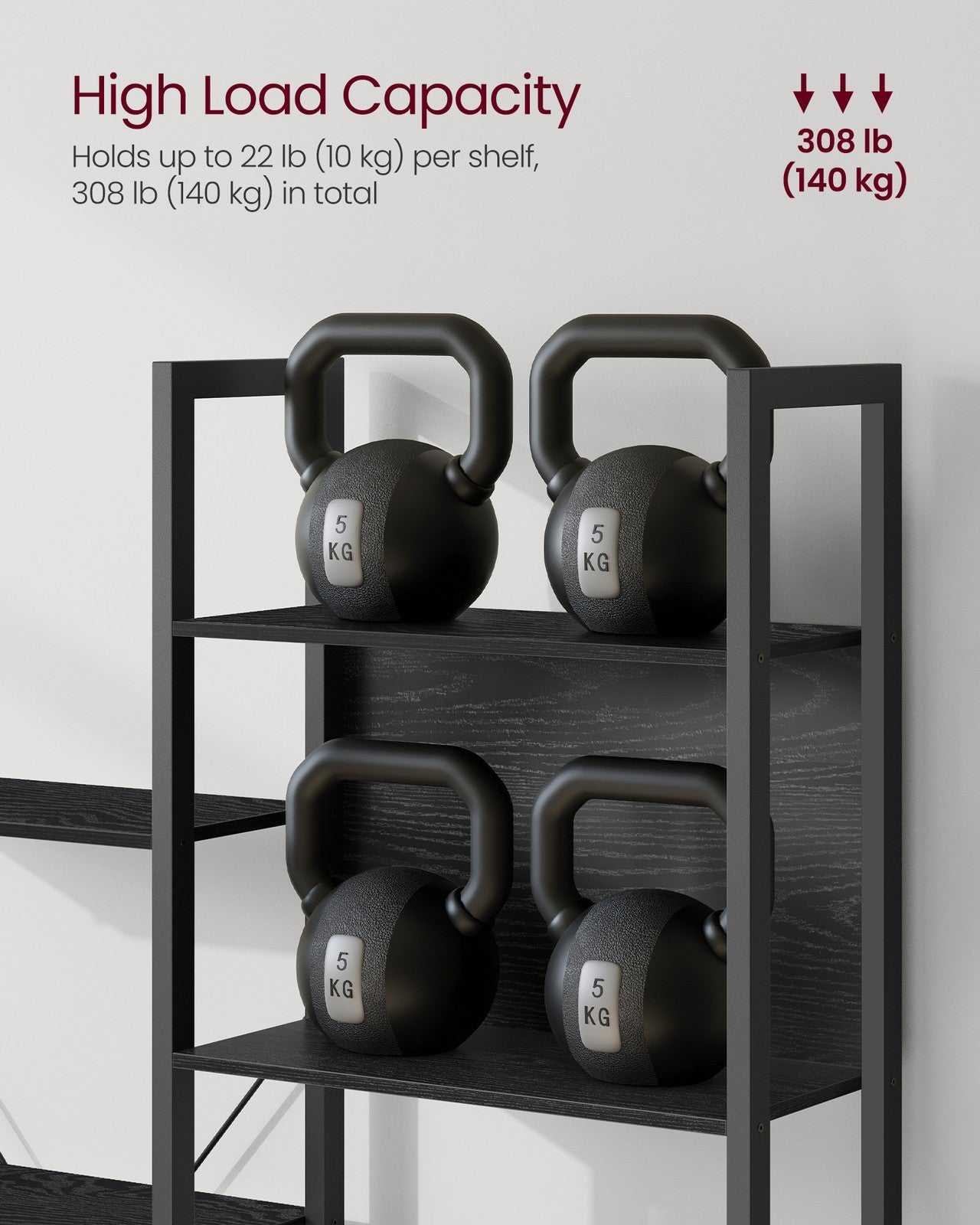 Large Bookshelf with 14 Storage Shelves - image 30