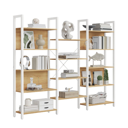 Large Bookshelf with 14 Storage Shelves - image 38