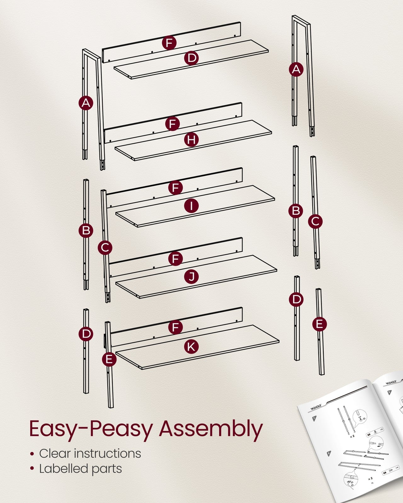 4-Tier Ladder Shelf - image 17