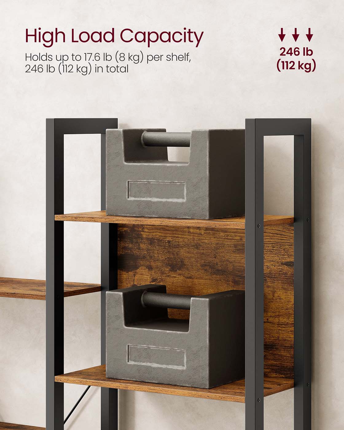 Large Bookshelf with 14 Storage Shelves - image 36