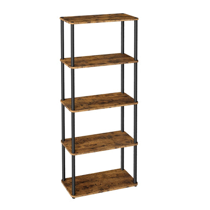 Five tier storage shelf with quick assembly - image 13