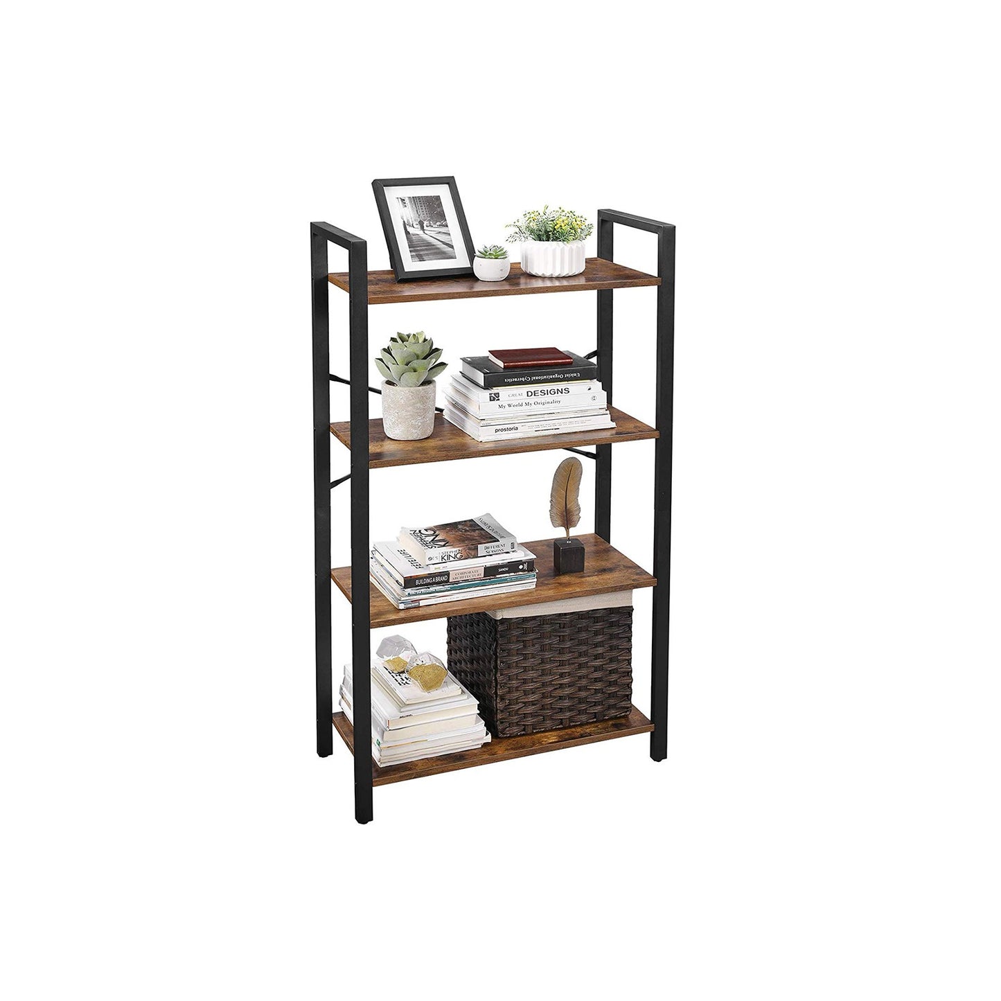 Industrial Ladder shelf Bookcase - image 2