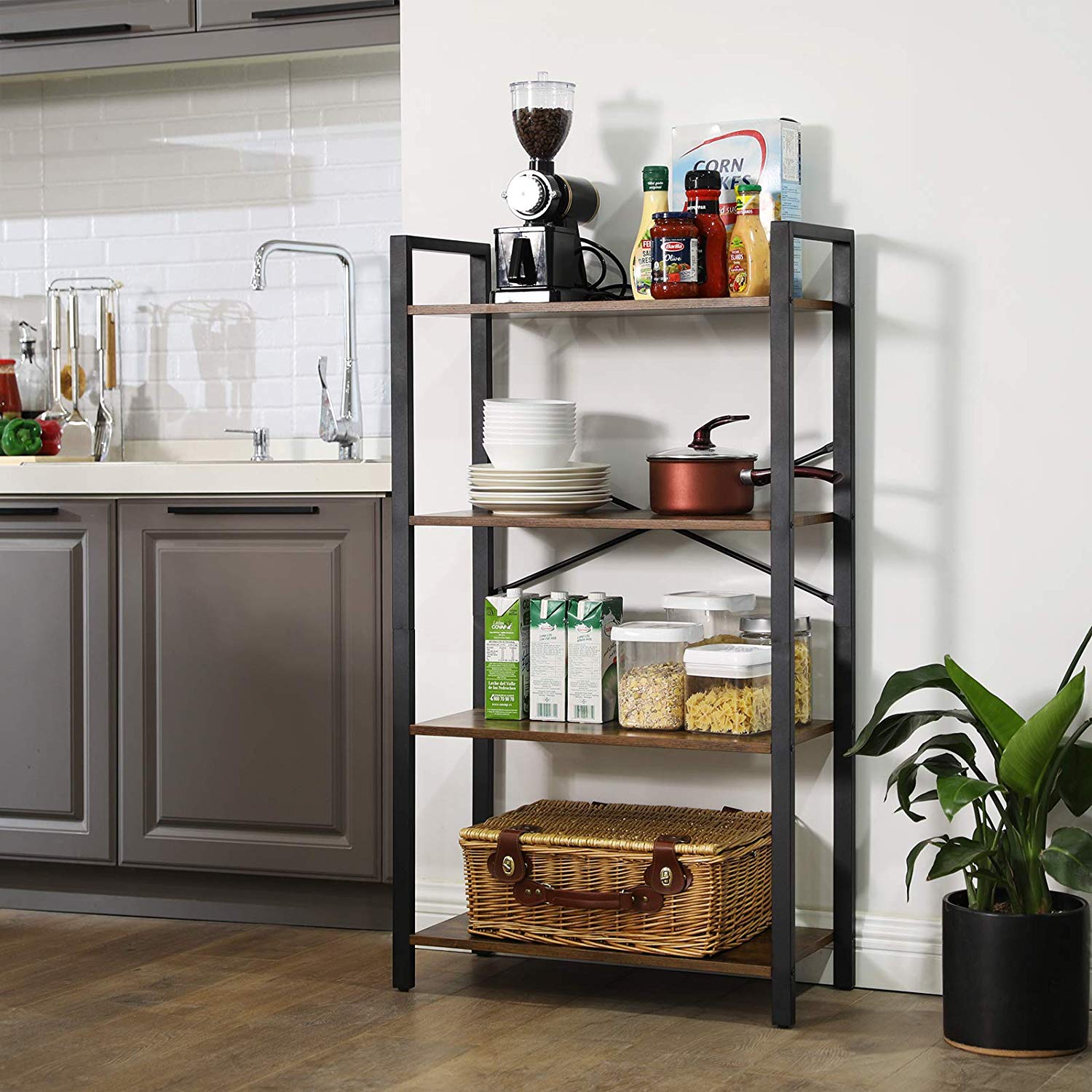 Industrial Ladder shelf Bookcase - image 3