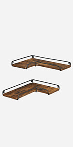 Set of 2 L-Shaped Floating Shelves - image 28