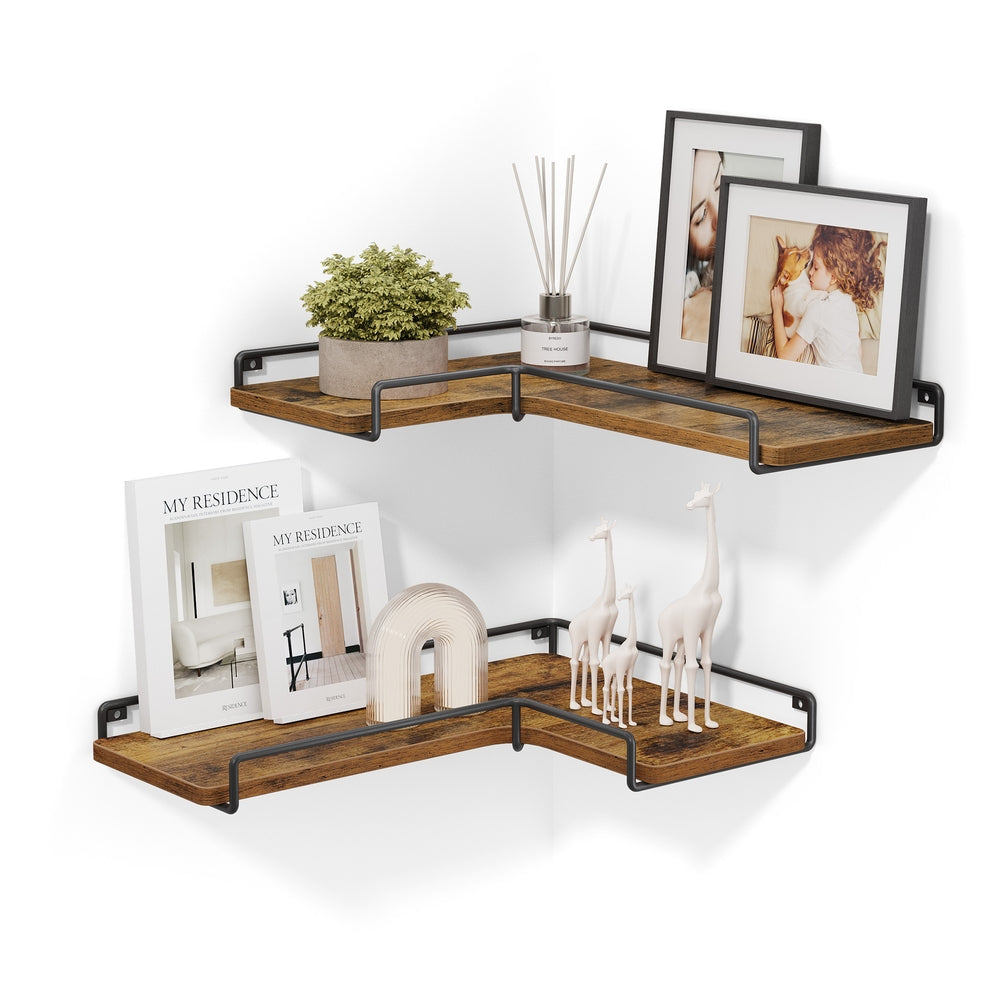Set of 2 L-Shaped Floating Shelves - image 24