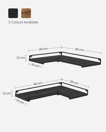 Set of 2 L-Shaped Floating Shelves - image 6