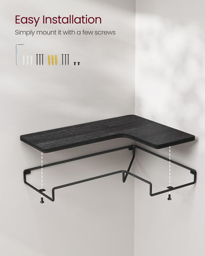 Set of 2 L-Shaped Floating Shelves - image 7